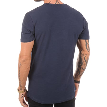 Tom Tailor - Tee Shirt Poche 1037474-00-12 Bleu Marine 