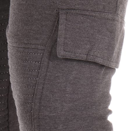 American People - Pantalon Jogging Robby Gris Anthracite Chiné