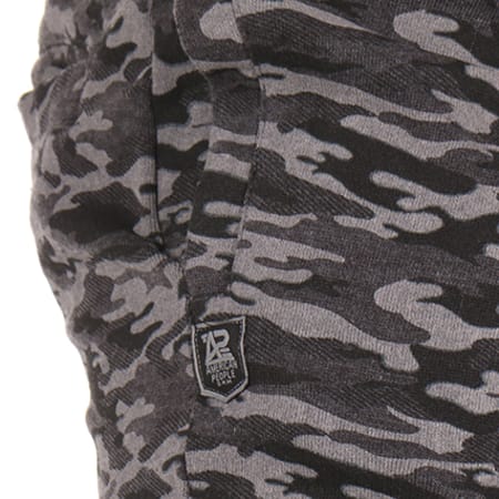 American People - Pantalon Jogging Rexo Gris Anthracite Camouflage