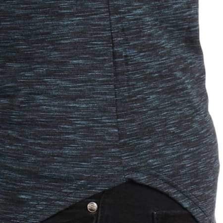 Terance Kole - Tee Shirt Oversize 79424 Bleu Marine Chiné