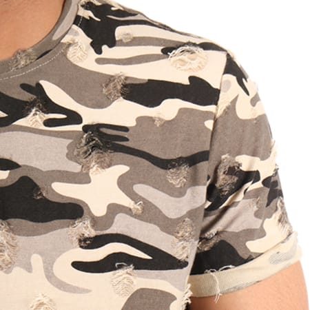 Project X Paris - Tee Shirt Oversize 88171155 Camouflage Beige
