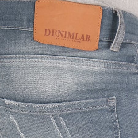 Denim Lab - Jean Slim 11820 Gris Bleu