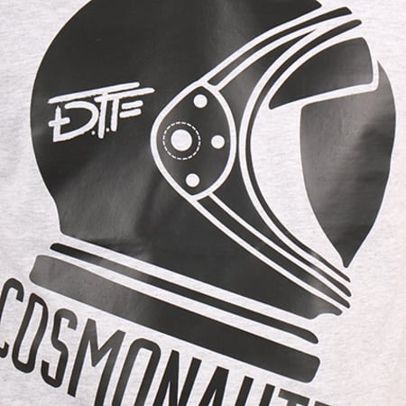 DTF - Tee Shirt Cosmonaute Gris Chiné