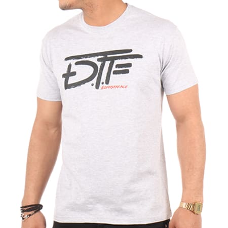 DTF - Tee Shirt Classic Gris Chiné