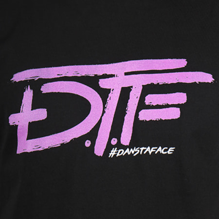 DTF - Tee Shirt Classic Noir Rose