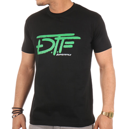 DTF - Tee Shirt Classic Noir Vert