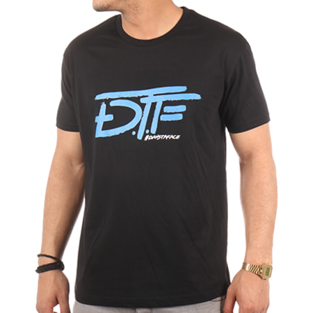 DTF - Tee Shirt Classic Noir Bleu