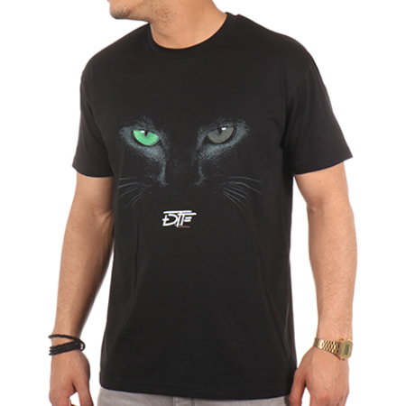 DTF - Tee Shirt Chat Noir Noir