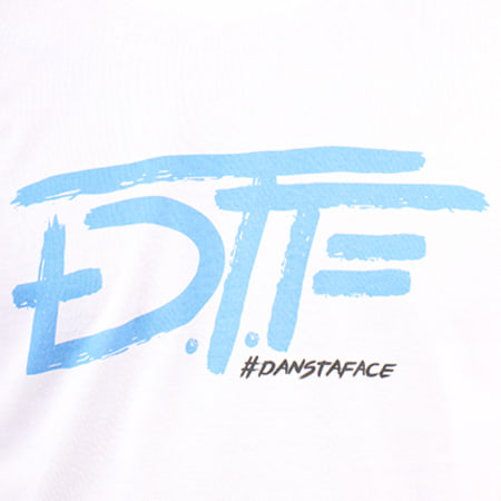 DTF - Tee Shirt Classic Blanc Bleu