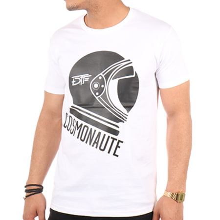 DTF - Tee Shirt Cosmonaute Blanc