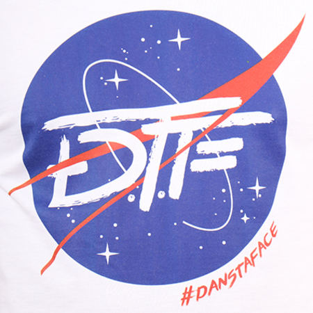 DTF - Tee Shirt Space Blanc