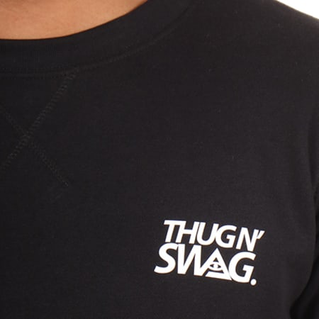 Thug N Swag - Sweat Crewneck Back Logo Noir
