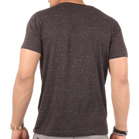 Biaggio Jeans - Tee Shirt Lomerta Gris Anthracite Chiné