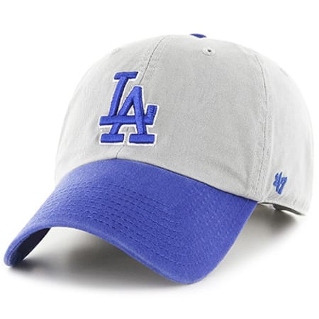 '47 Brand - Casquette RGW12GWSRP MLB Los Angeles Dodgers Gris Bleu Roi