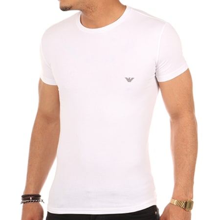 Emporio Armani - Tee Shirt 111035-7P512 Blanc