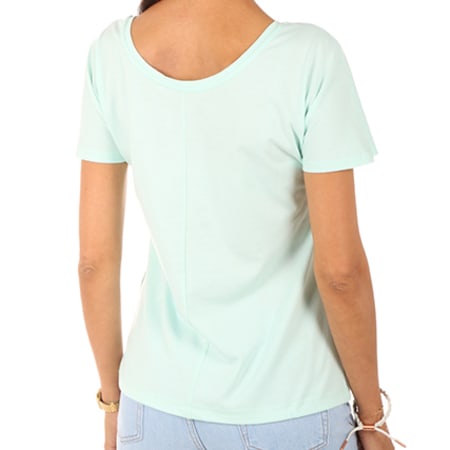 Only - Tee Shirt Femme Ivy Bleu Turquoise