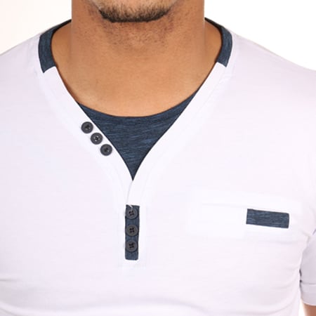 Classic Series - Tee Shirt Poche 5586 Blanc