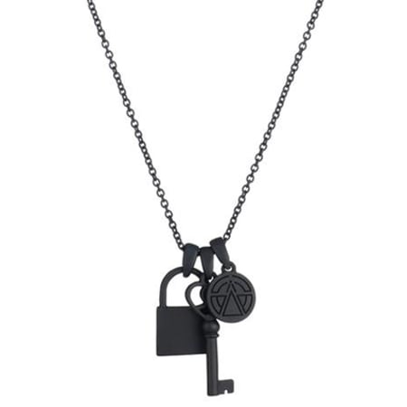 Chained And Able - Collier Lock Key Brunch NC16085 Noir Mat