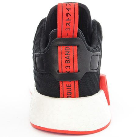 Adidas Originals - Baskets NMD R2 Primeknit BA7252 Core Black Core Red