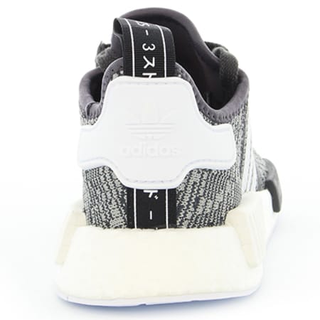 Adidas Originals - Baskets NMD R1 BY3035 Utility Black Footwear White Medium Grey Heather Solid Grey