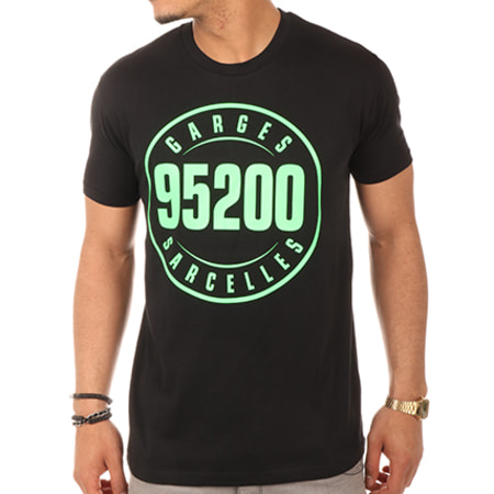 Passi - Tee Shirt 95200 Noir Vert