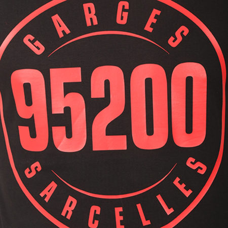 Passi - Camiseta 95200 Negro Rojo