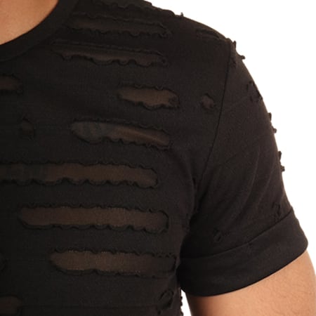Terance Kole - Tee Shirt Oversize S1212 Noir