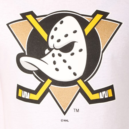 Majestic Athletic - Tee Shirt N1AWBH NHL Anaheim Ducks Blanc