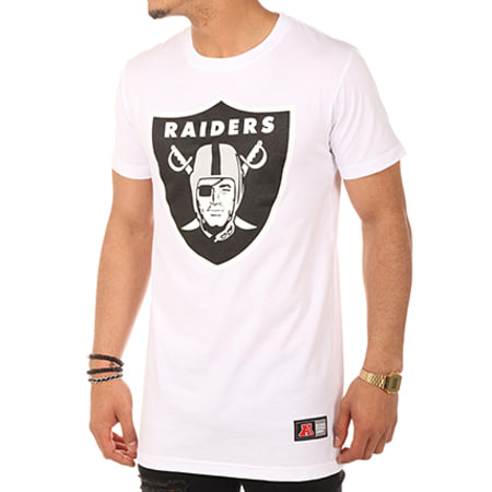 Majestic Athletic - Tee Shirt Oversize N1BWBA NFL Oakland Raiders Blanc