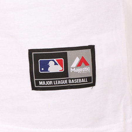 Majestic Athletic - Tee Shirt Oversize N1BWBM MLB New York Yankees Blanc