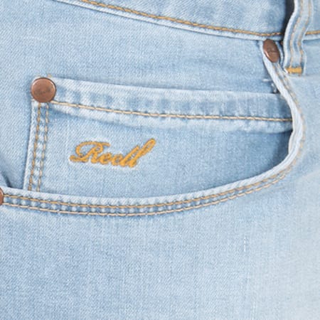 Reell Jeans - Short Jean Rafter 2 Bleu Wash