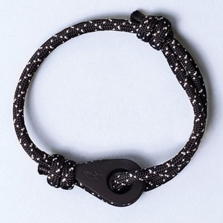 Fathom - Bracelet Manilla Noir