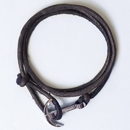 Fathom - Bracelet Batumi Silver Noir
