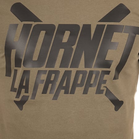 Hornet La Frappe - Tee Shirt Logo Vert Kaki
