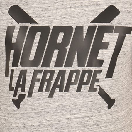 Hornet La Frappe - Tee Shirt Logo Gris Chiné