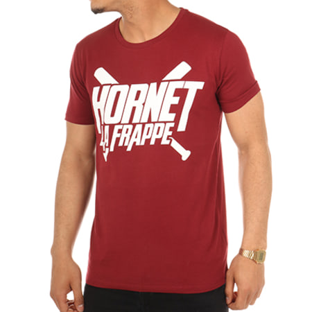 Hornet La Frappe - Tee Shirt Logo Bordeaux