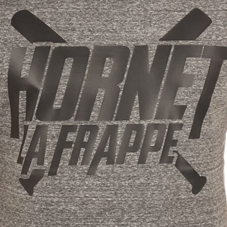Hornet La Frappe - Tee Shirt Logo Anthracite Chiné