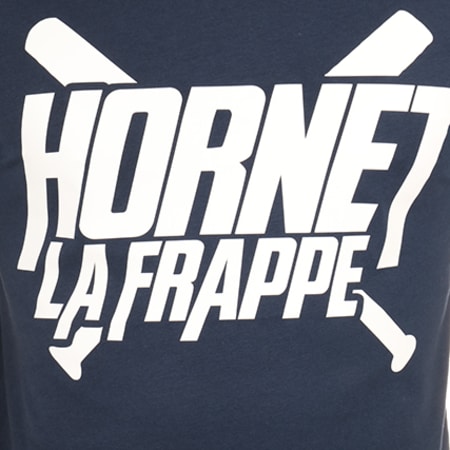 Hornet La Frappe - Tee Shirt Logo Bleu Marine