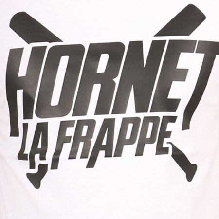 Hornet La Frappe - Tee Shirt Logo Blanc