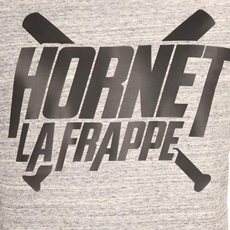 Hornet La Frappe - Sweat Crewneck Logo Gris Chiné
