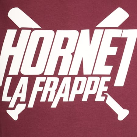Hornet La Frappe - Sweat Crewneck Logo Bordeaux