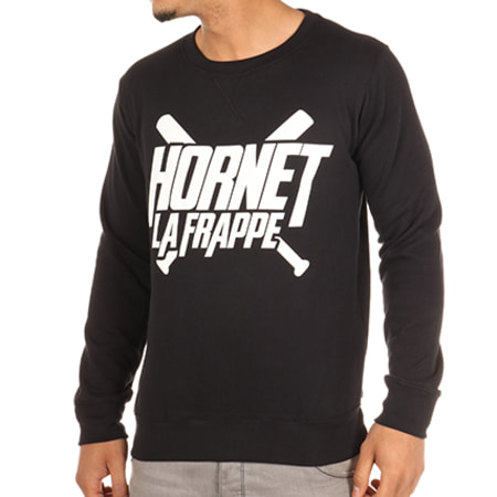 Hornet La Frappe - Sweat Crewneck Logo Noir