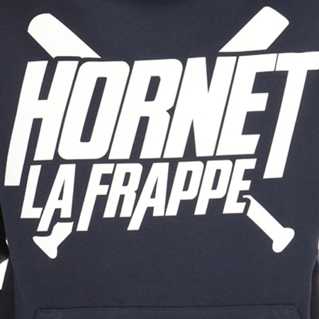 Hornet La Frappe - Sweat Capuche Logo Bleu Marine