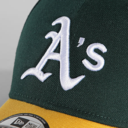 New Era - La Liga MLB Oakland Athletics 9 Cuarenta Gorra Verde Amarillo