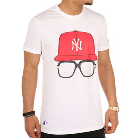 New Era - Tee Shirt Cap And Glasses MLB New York Yankees Blanc