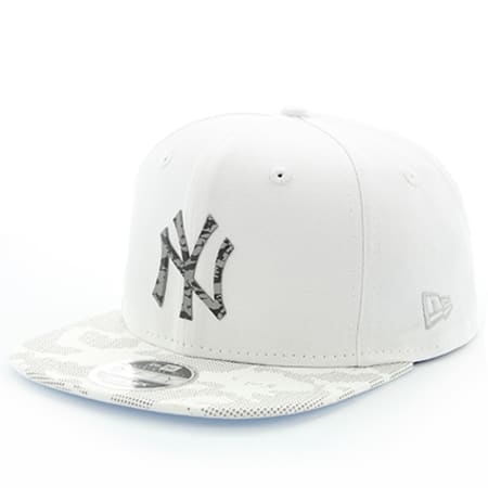 New Era - Casquette Snapback Reflective Digi New York Yankees Blanc Camouflage