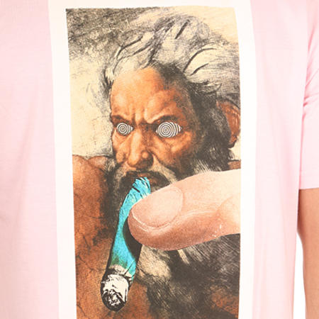 Obey - Tee Shirt Smokes Once Rose