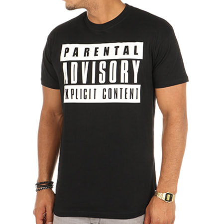 Parental Advisory - Classic Logo Camiseta Negro