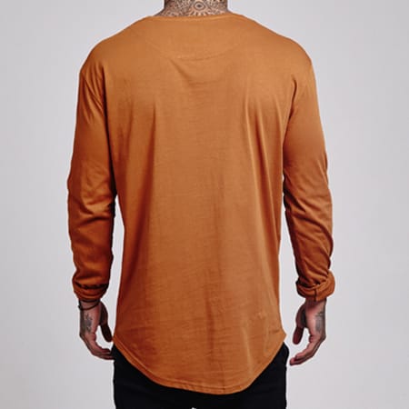 SikSilk - Tee Shirt Manches Longues Oversize Undergarment 11285 Camel