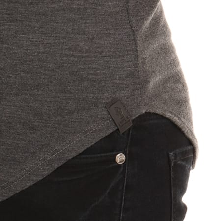 Uniplay - Tee Shirt Oversize UPY29 Gris Anthracite